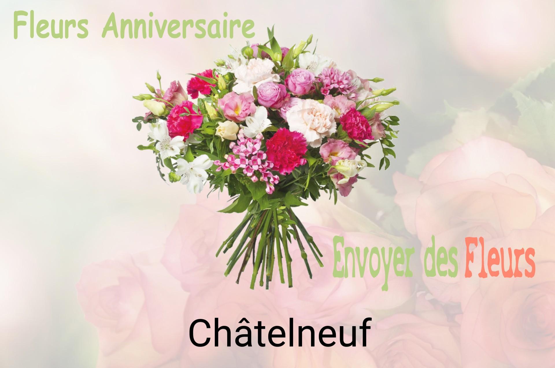 Bouquet de fleurs d’anniversaire livré à Châtelneuf